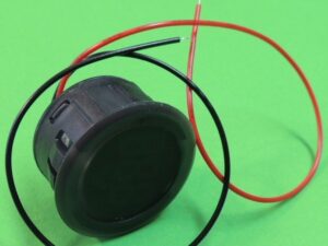 Вольтметр 4-100в круглый синий дисплей диаметр 34мм встраиваемый