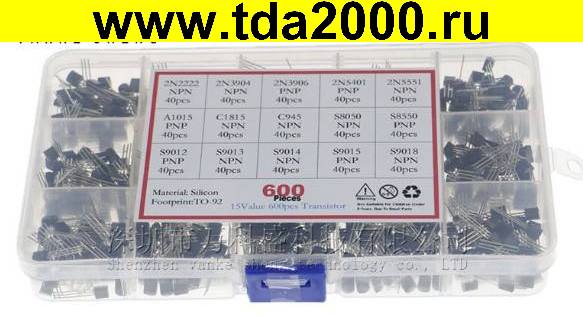ft048955.jpg Набор ов 600 шт to-92 (15 видов по 40шт) транзистор — изображение 1