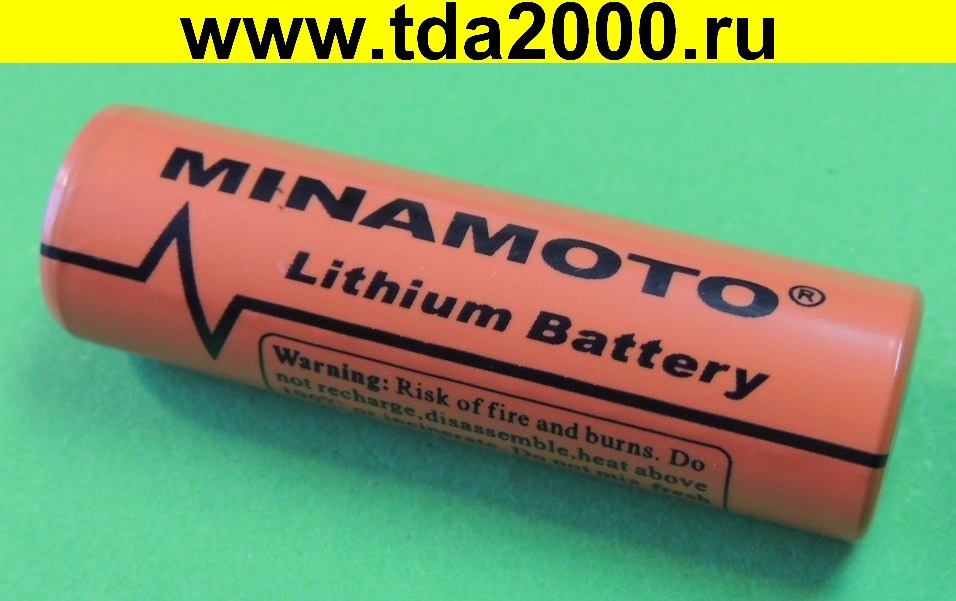 Элемент (14505) (14500) 2400мАч ER14505 Minamoto AA, Li-SOCl2 аккумулятор 3,6в
