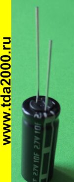 10 Ф 2,7в 10х25 ионистор (суперконденсатор) конденсатор электролитический — изображение 4
