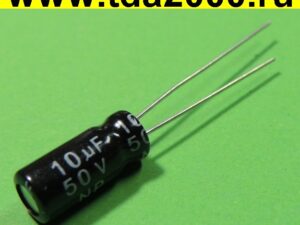 10 мкф 50в 5х11 неполярный конденсатор электролитический