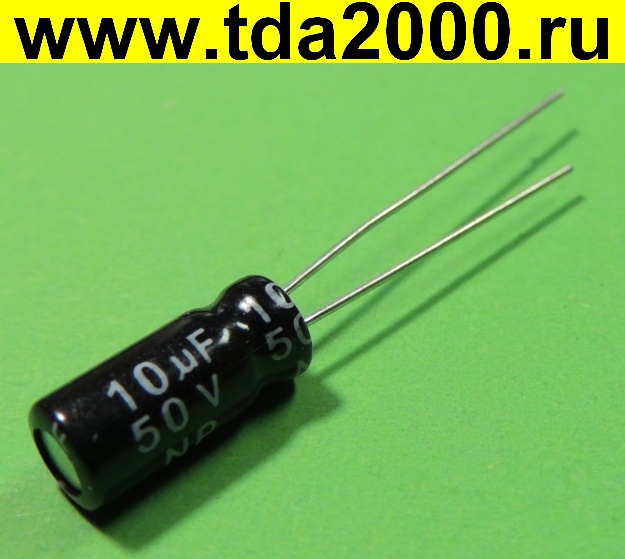 10 мкф 50в 5х11 неполярный конденсатор электролитический