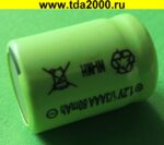 Аккумулятор 1,2в Ni-Mh (1/3AAA) 80мАч (заменяет 60мАч) (реальная емкость 78) — изображение 3