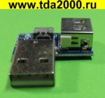 Плата- Переходник XFW-USB3 с разъемами USB гнездо+USB штекер + USB-микро гнездо — изображение 5