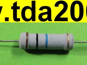 Резистор 10 мом 2вт MF-2 разрывной шершавый выводной