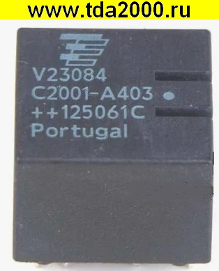 Реле V23084-C2001-A403 10 контактов (=C2002 более чувствительно)