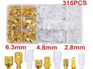 Разъём Набор клемм 2,8-4,8-6,3 мм золото 315 шт