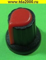 Ручка для резистора WH148 красная с накаткой