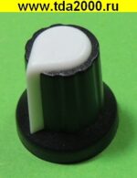 Ручка для резистора WH148 белая с накаткой