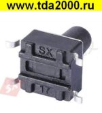 Кнопка Кн01 smd 6х6х8,5 smd11мм шток 4,7мм тактовая — изображение 3