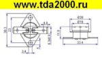 термореле 160°C 10А KSD301 250V NC — изображение 2
