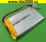 Аккумулятор 3,7в 1200мАч Li-Pol 503759