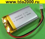 Аккумулятор 3,7в 800мАч Li-Pol 802540 с разъемом — изображение 3