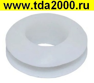 Втулка проходная 8х14х10х6х2 white