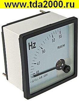 Щитовый прибор ЧМ 45-55Гц 220В (72х72)