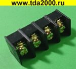 Клеммник на плату Разъём Клеммник 4pin шаг 10мм KF1000-4P терминальный блок  (колодка на плату для провода под винт) — изображение 2