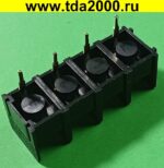 Клеммник на плату Разъём Клеммник 4pin шаг 10мм KF1000-4P терминальный блок  (колодка на плату для провода под винт) — изображение 5