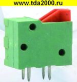 Клеммник на плату Разъём Клеммник 2pin шаг 2,54мм KF141-2x2P терминальный блок  (колодка на плату для провода под винт) — изображение 2