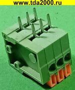 Клеммник на плату Разъём Клеммник 3pin шаг 2,54мм KF141-2x3P терминальный блок  (колодка на плату для провода под винт) — изображение 3