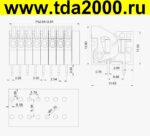 Клеммник на плату Разъём Клеммник 3pin шаг 2,54мм KF141-2x3P терминальный блок  (колодка на плату для провода под винт) — изображение 4