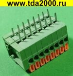 Разъём Клеммник 8pin шаг 2,54мм KF141-2x8P терминальный блок  (колодка на плату для провода под винт) — изображение 3