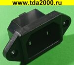 Разъём 220в SCZ гнездо на корпус 2 pin — изображение 2