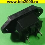 Разъём 220в SCZ гнездо на корпус 2 pin — изображение 3