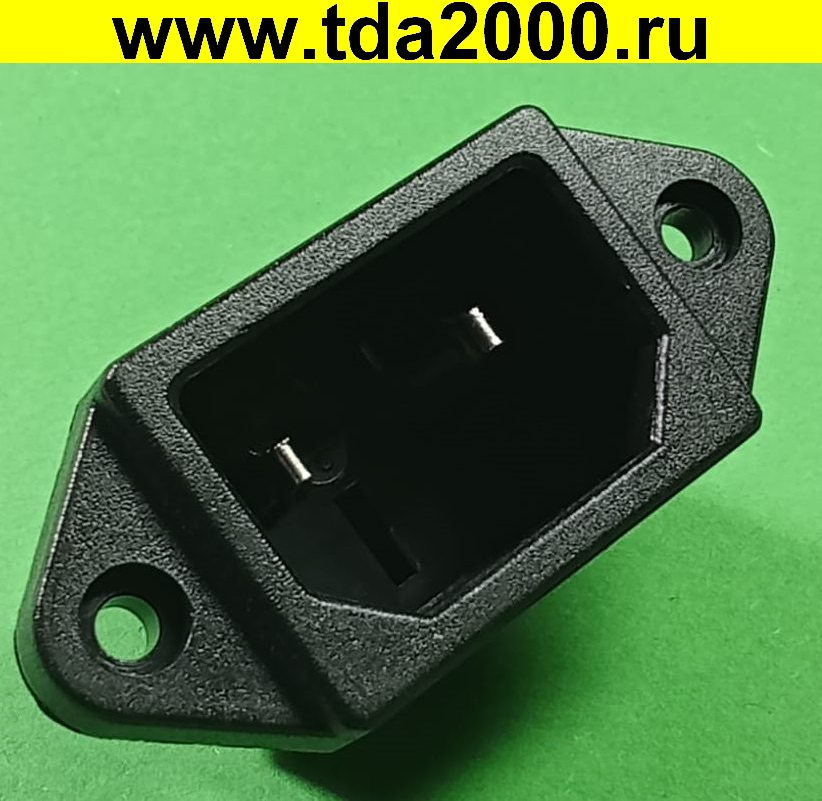 ft050103.jpg Разъём 220в SCZ гнездо на корпус 2 pin — изображение 1