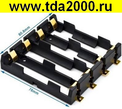 ft050290.jpg Батарейный отсек 18650х4 smt (плоские выводы) — изображение 1