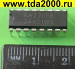KA2206 N (B) (S1A2206D01-D0B0) dip -16 микросхема — изображение 2