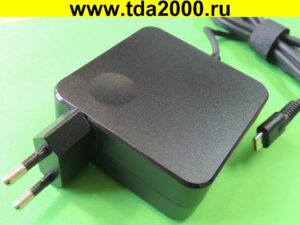 Адаптер 19в 5-9-12-15= 3 А, 20в = 2,25 А (TYPE-C) модель 45YCC30 Блок питания