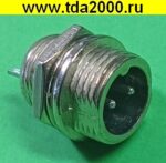 Разъём цилиндрические малогабаритный Разъём Цилиндрический малогабаритный GX12 M-2 штекер+гнездо — изображение 4