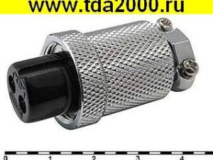 Разъём Цилиндрический малогабаритный GX18M-2A