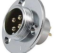 Разъём Цилиндрический малогабаритный GX18M-4E