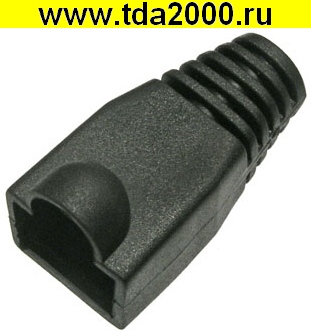 9643.jpg Разъём RJ-45 Изолирующий колпачек Колпачок для черный — изображение 1