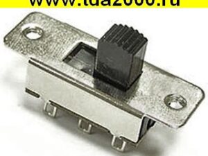 Переключатель KBB70-2P3W on-off-on 3 положения движковый