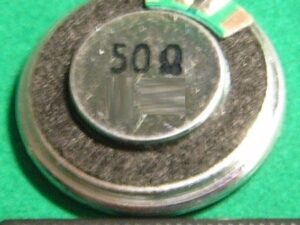 Динамик диаметром 28мм YD28-02M металл 50ом