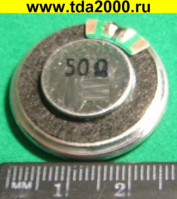 Ft028125.jpg Динамик диаметром 28мм YD28-02M металл 50ом — изображение 1