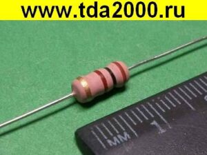 Резистор 100 ом 2вт MF-2 выводной