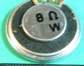 Динамик 2вт 8ом диаметром 28мм (1вт) YD28-02M металл