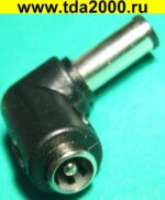 питания D=6,5х4,5 штекер с центром~5,5х2,5 гнездо Переходник угловой для ТВ Sony , Lg, Samsung — изображение 3