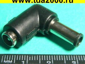 питания D=6,5х4,5 штекер с центром~5,5х2,5 гнездо Переходник угловой для ТВ Sony , Lg, Samsung