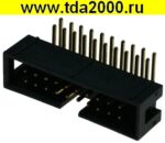 Разъём IDC BH-20R гнездо на плату (IDC-20MR)