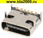 Разъём Type-C гнездо на плату тип1 6pin