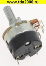 WH138-1 B500K (3pin) c выключателем длина вала L=20мм резистор переменный — изображение 2