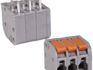 Разъём Клеммник 3 PCT-113D терминальный блок  (колодка на плату для провода под винт)