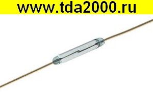 Геркон МКА-14103 гр.А нормально разомкнутый размерами 2 × 14 мм