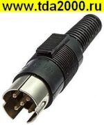 Разъём DIN 5pin штекер на кабель DNB-5PB2 — изображение 2