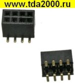 Разъём для плат 1.27мм PBD1.27-08S гнездо на плату — изображение 2