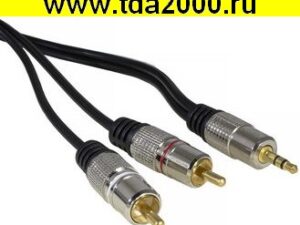 Шнур Stereo 3,5 mm-2 RCA GM 1.5m
